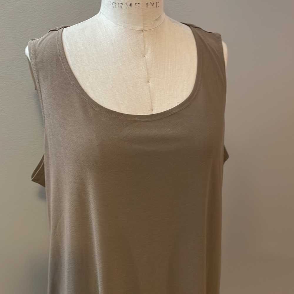 Attitudes by Renee sleeveless sheath dress in bronze